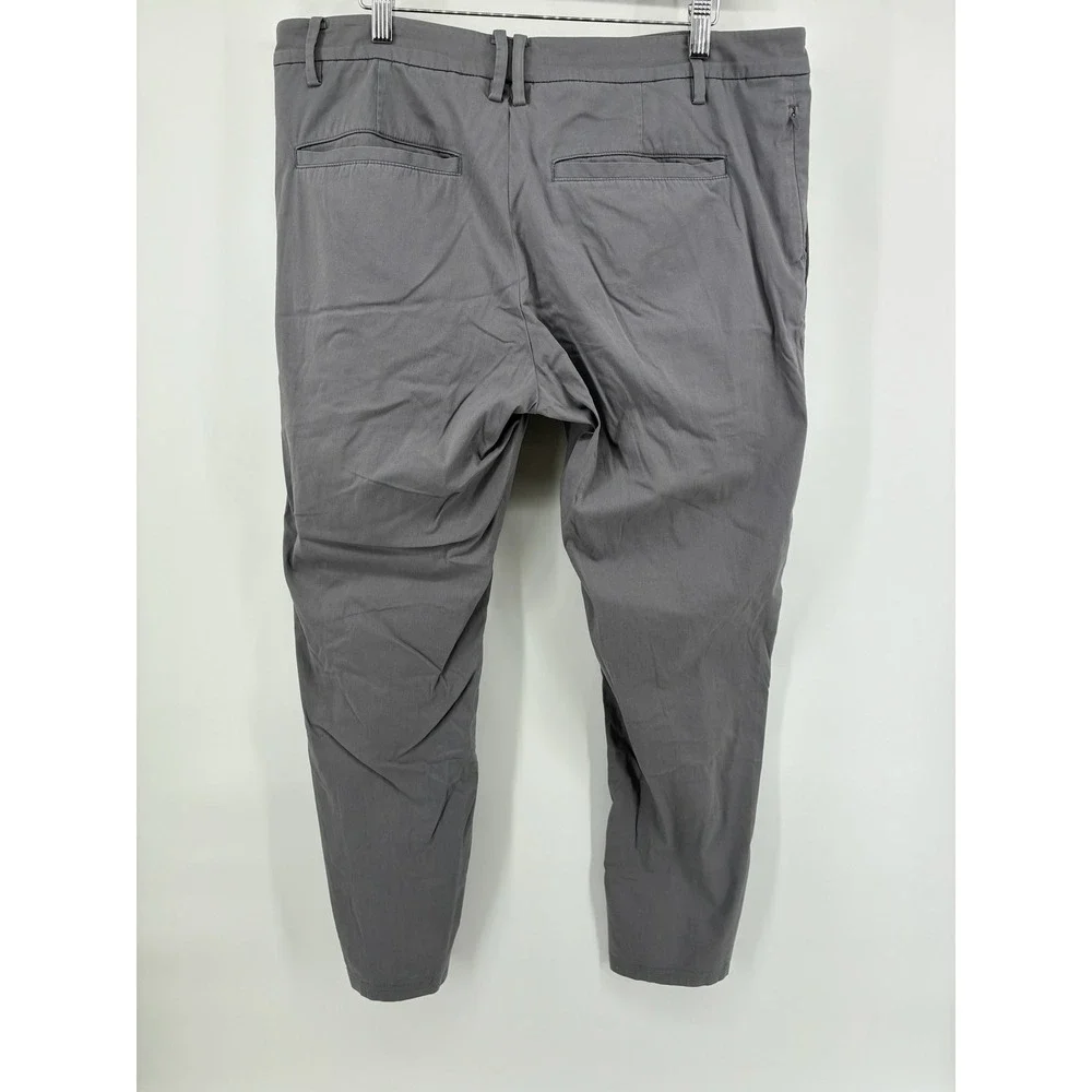 Birddogs Boomstick Mens Gray Lined Stretch Chino Pants 38x32 (Actual 38x29)
